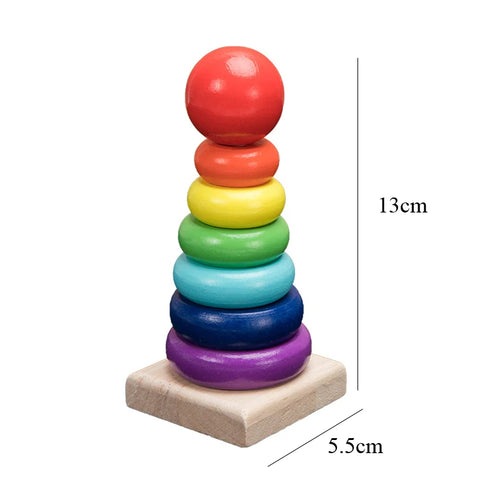 2-in-1 Wooden Educational Toy Bundle for Toddlers 🎁 | Musical Xylophone & Rainbow Stacking Tower | Montessori Starter Set