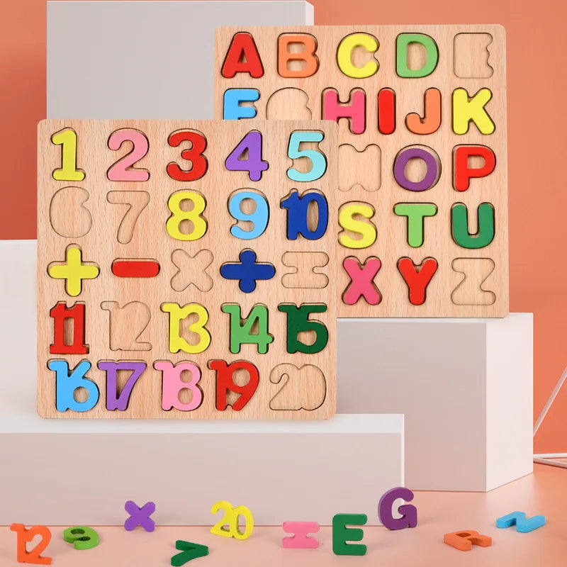 5-in-1 Wooden Educational Toy Bundle for Kids 🎁 | AlphaBoost Learning Bundle: Urdu, English, Numbers & Shapes | Montessori Set