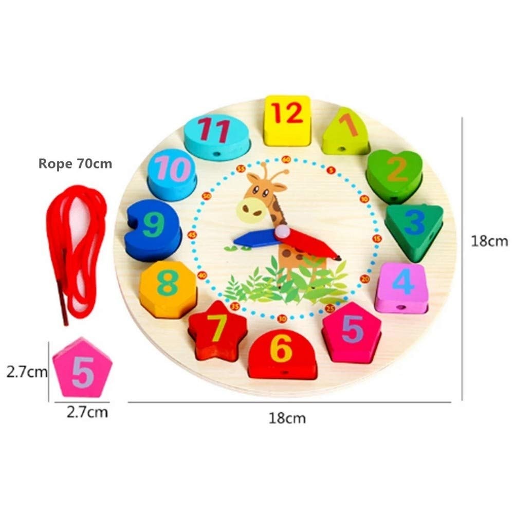 6-in-1 Wooden Educational Toy Set for Toddlers – Complete Montessori Learning & Activity Kit