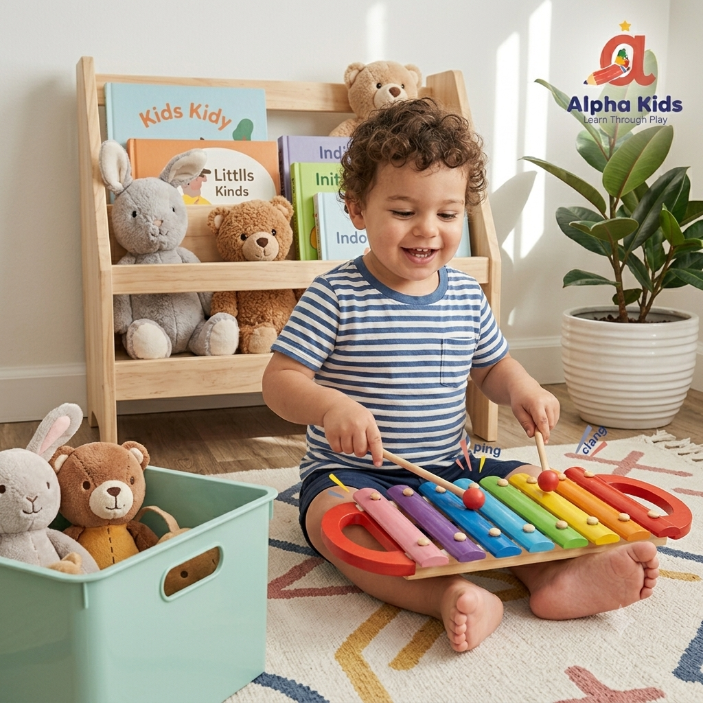 Wooden Xylophone – Educational Rainbow Music Instrument