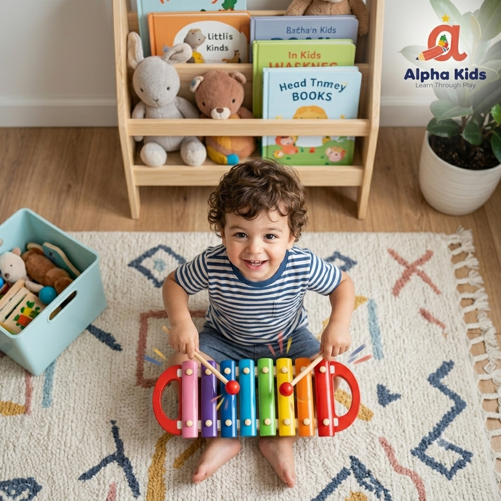 Wooden Xylophone – Educational Rainbow Music Instrument