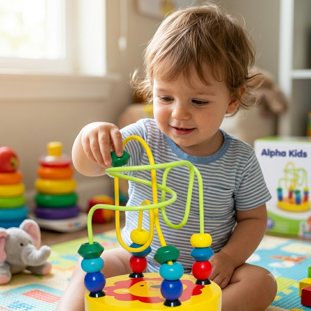 Bead Maze Educational Toy for Kids – Fun Learning & Motor Skills Activity (Assorted Colors)