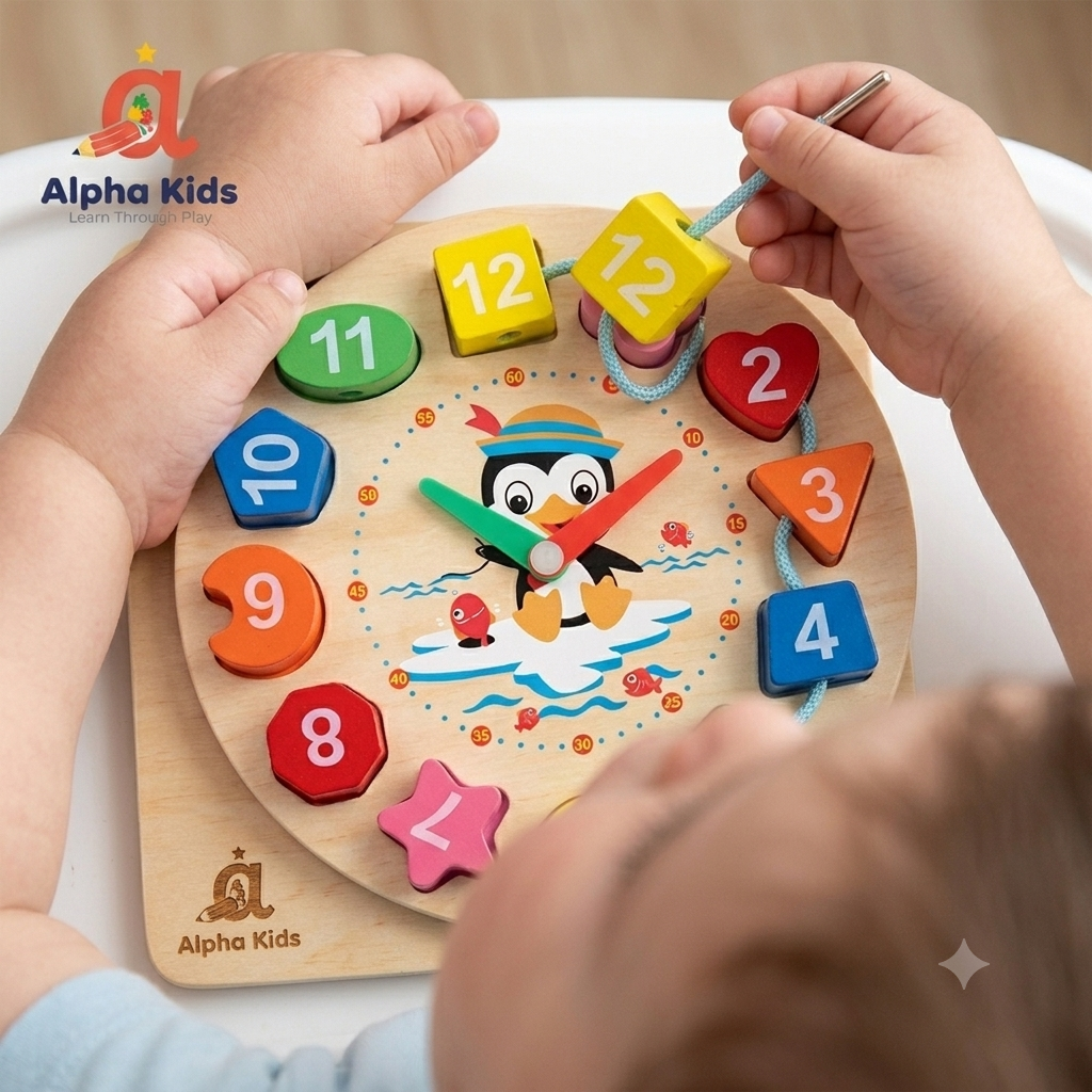 7-in-1 Wooden Educational Toy Set for Toddlers – Complete Montessori Learning & Activity Kit