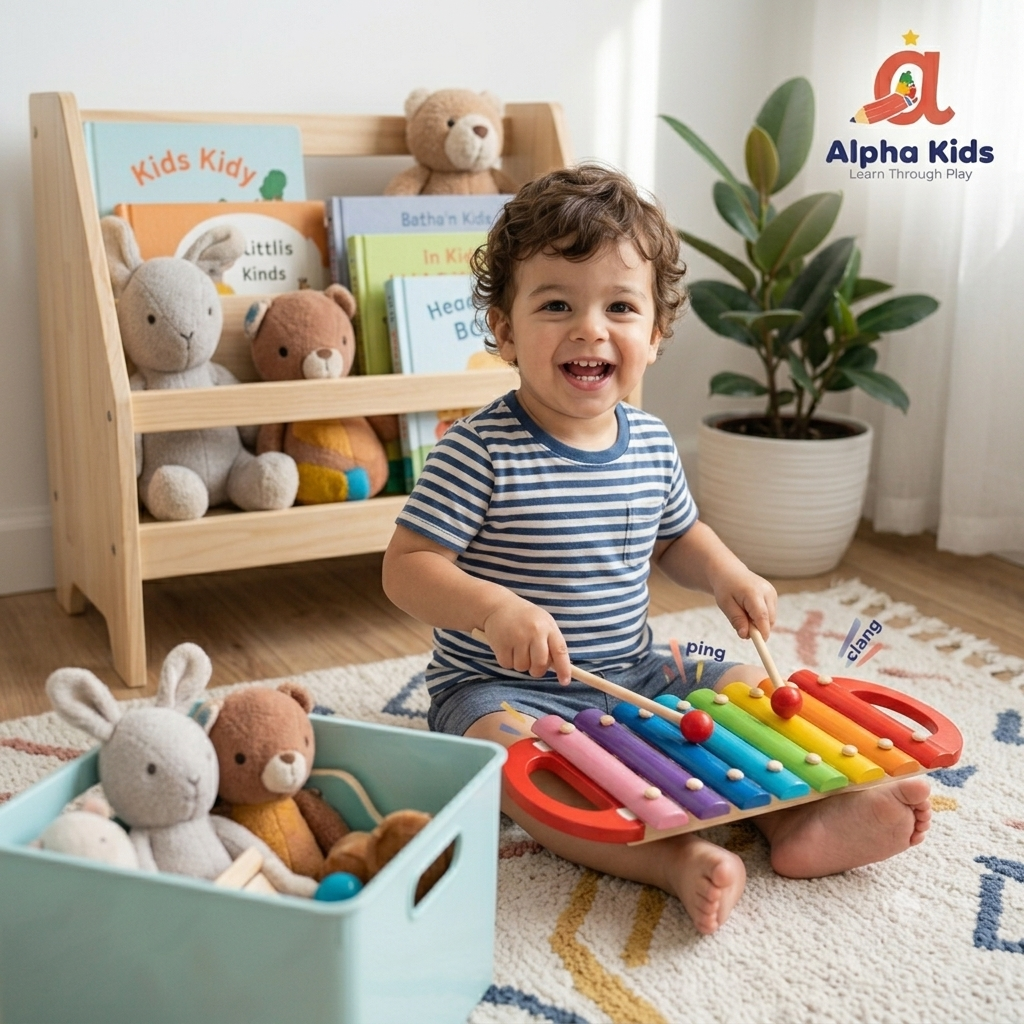 Wooden Xylophone – Educational Rainbow Music Instrument