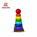 Rainbow Stacking Tower – Colorful Educational Toy for Kids