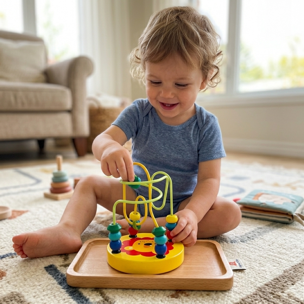 Bead Maze Educational Toy for Kids – Fun Learning & Motor Skills Activity (Assorted Colors)