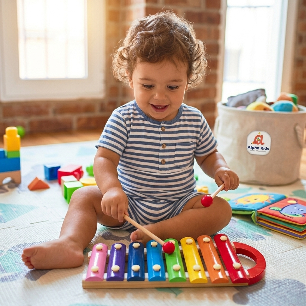 Wooden Xylophone – Educational Rainbow Music Instrument